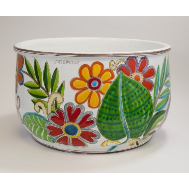 sicilian handmade ceramic Vase DS Tell Halab Siria de simone pottery VS660GR sicilian handmade ceramic Vase DS Tell Halab Siria de simone pottery VS660GR